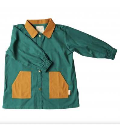 Tablier vert pour enfant 5-6 ans