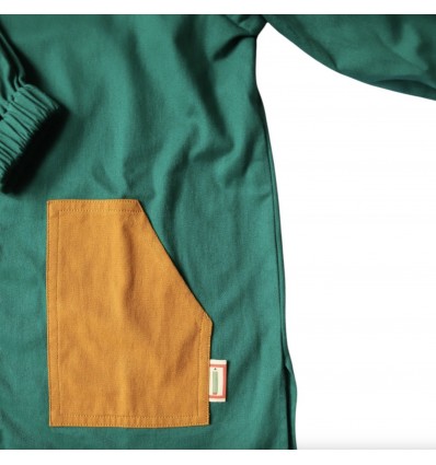 Tablier vert pour enfant 5-6 ans