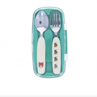 Set de deux couverts la forêt