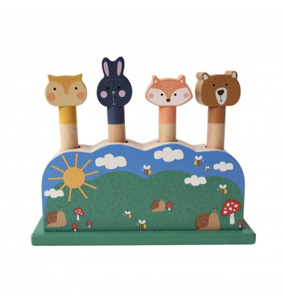 Animaux pop-up en bois