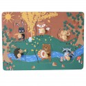 Puzzle en bois musical animaux de la forêt