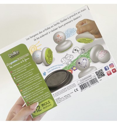 Mes premiers tampons Ferme - Crea Lign'