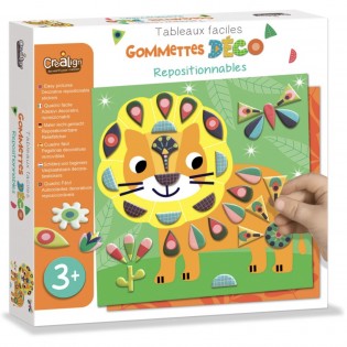 Gommettes repositionnables Dans ma savane - Crea Lign'