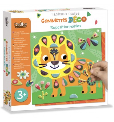 Gommettes repositionnables Dans ma savane - Crea Lign'