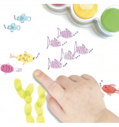 Set de 6 encreurs doigts - Crea Lign'