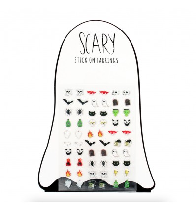 Boucles d'oreilles autocollantes Halloween - Rex London