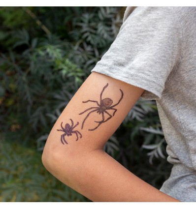 Tatouages temporaires Araignées - Rex London