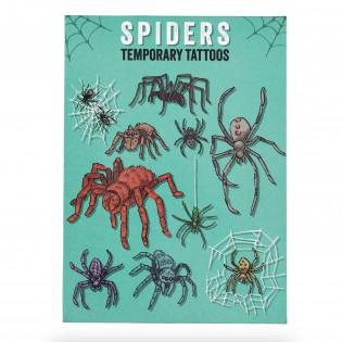 Tatouages temporaires Araignées - Rex London