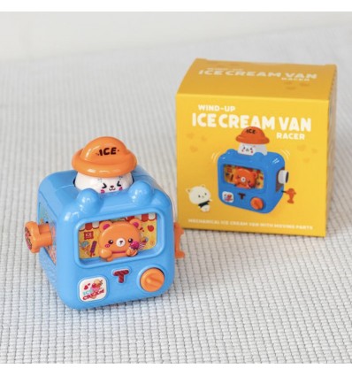 Camion à glace à remonter Bleu - Rex