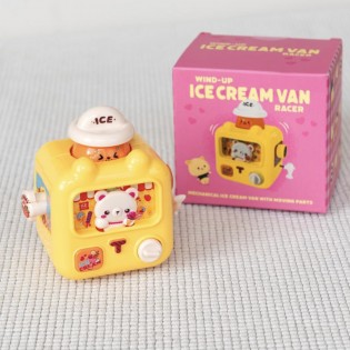 Camion à glace à remonter Jaune - Rex