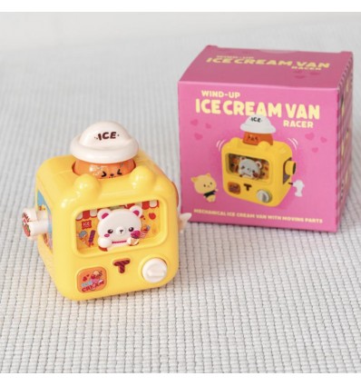 Camion à glace à remonter Jaune - Rex