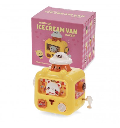 Camion à glace à remonter Jaune - Rex