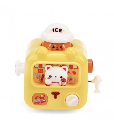 Camion à glace à remonter Jaune - Rex