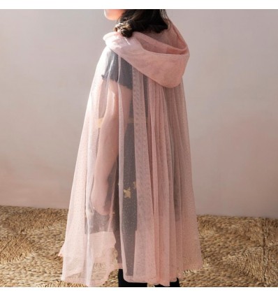Cape pailletée rose clair - Rex London