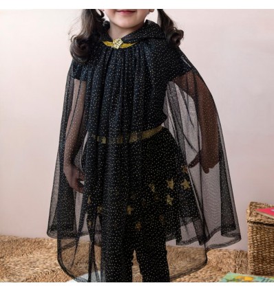 Cape pailletée noire - Rex London