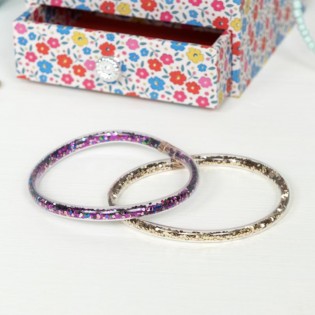 Duo de bracelets à paillettes - Rex
