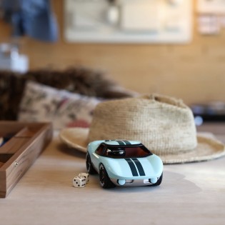 Voiture Ken Parton turquoise - Playforever 2