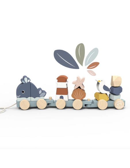 Train en bois Océan - Speedy Monkey