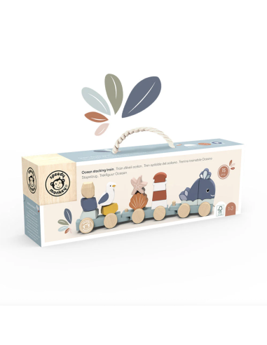 Train en bois Océan - Speedy Monkey