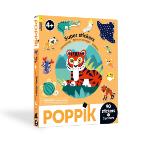Super Stickers Animaux Sauvage  - Poppik