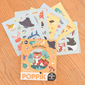 Super Stickers Animaux Sauvage  - Poppik 2