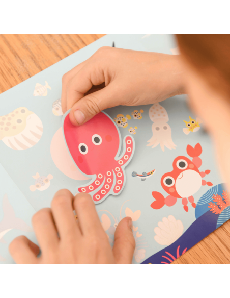 Super Stickers Animaux Sauvage  - Poppik