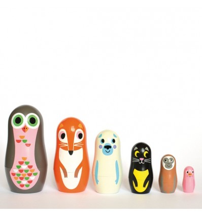 Matryoshka animaux 2 Ingela Arrhenius