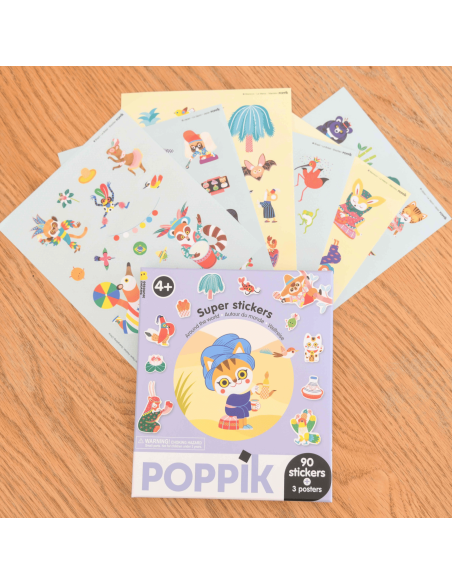 Super Stickers Autour du monde  - Poppik