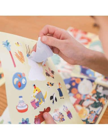 Super Stickers Autour du monde  - Poppik
