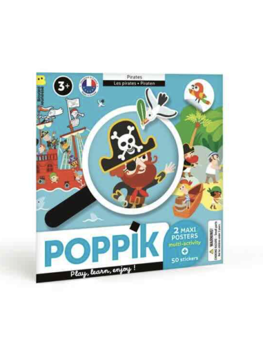 Poster à jouer Pirates - Poppik