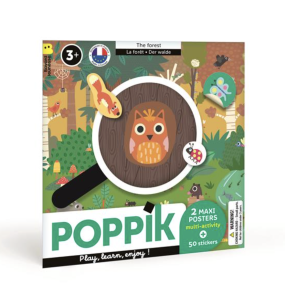 Poster à jouer La forêt - Poppik