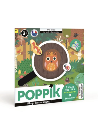 Poster à jouer La forêt - Poppik