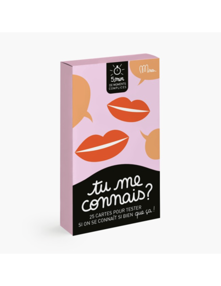 Jeu Tu me connais - Minus Editions