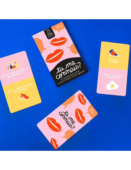 Jeu Tu me connais - Minus Editions