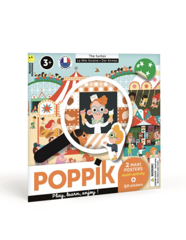 Poster à jouer Fête Foraine - Poppik