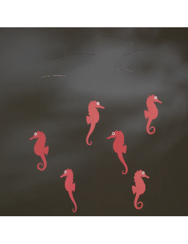 Mobile hippocampes rouges - Flensted