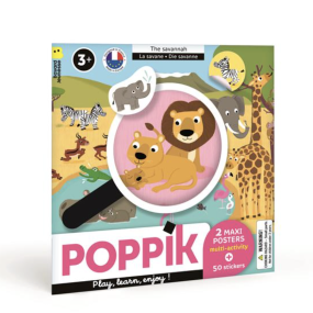 Poster à jouer La Savane - Poppik