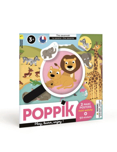 Poster à jouer La Savane - Poppik