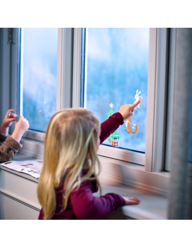 Autocollants de fenêtres Wonderful Winter -...