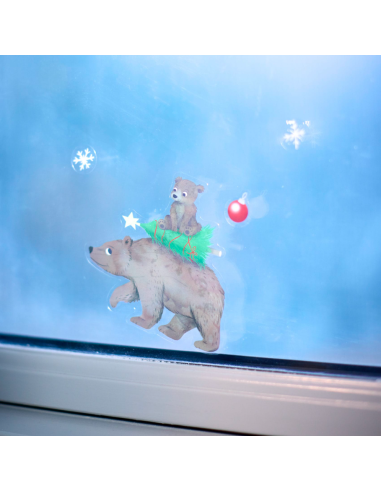 Autocollants de fenêtres Wonderful Winter -...