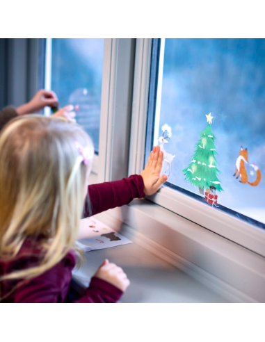 Autocollants de fenêtres Wonderful Winter -...