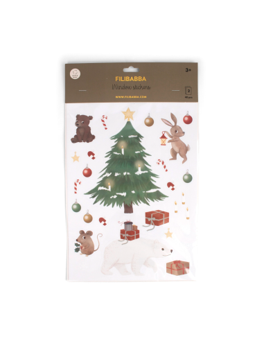 Autocollants de fenêtres Wonderful Winter -...