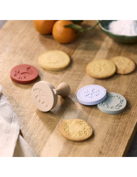 Tampon à biscuits et 4 tampons - Filibabba