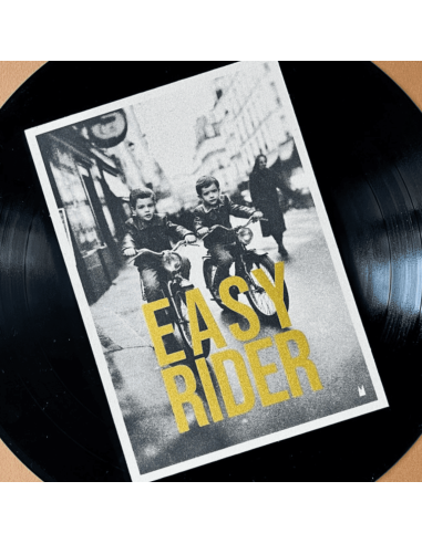 Carte vintage "Easy Rider" - Atelier Kencre