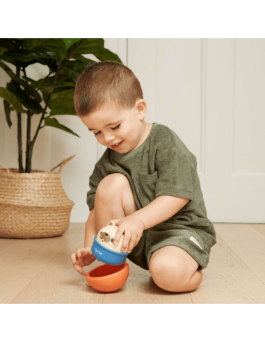 Chien 2-en-1 culbuto et à friction - Tiger Tribe