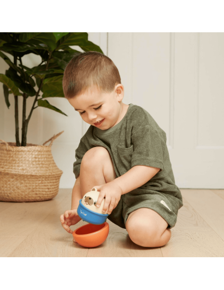 Chien 2-en-1 culbuto et à friction - Tiger Tribe