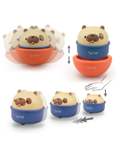 Chien 2-en-1 culbuto et à friction - Tiger Tribe