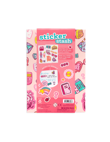 Pochette d'autocollants Girl Boss - Ooly