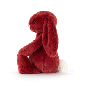 Peluche lapin Bashful Christmas Rouge (S) - Jellycat 2
