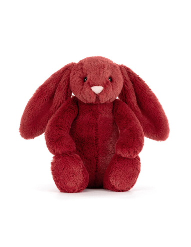 Peluche lapin Bashful Christmas Rouge (S) -...